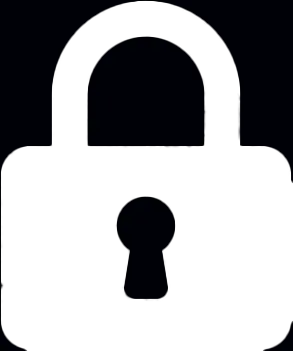 A privcay lock that represents a privacy-focused experience with zero ads and no tracking.